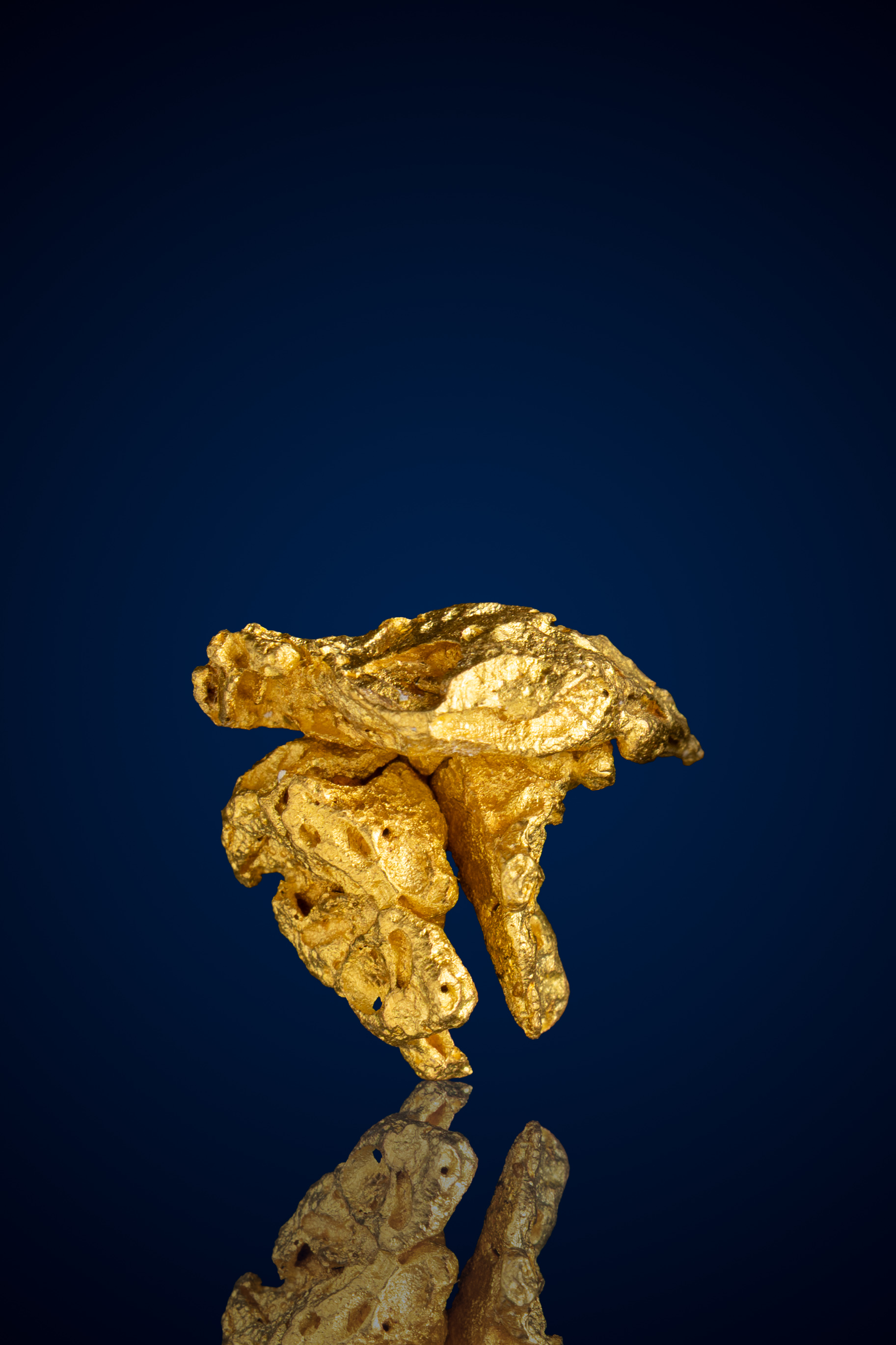 Lustrous, Irregular Natural Gold Nugget - Mariposa County, CA - 9.13 grams (image for) Lustrous, Irregular Natural Gold Nugget - Mariposa County, CA - 9.13 grams